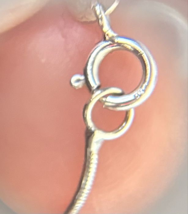 Lant aur alb 18 K/ 750, fara pandantiv