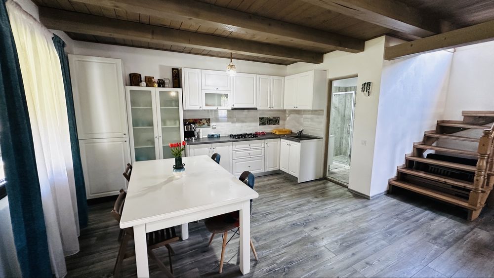 Cabana cu ciubăr la munte