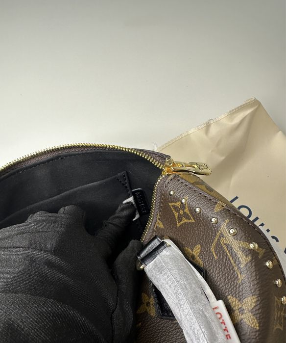 Geanta de lux Louis Vuitton speedy trunk 20 piele canvas cutie cadou30