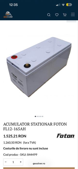 Baterie Solară Foton