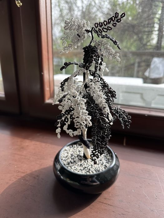 Дерево из бисера. Ручная работа