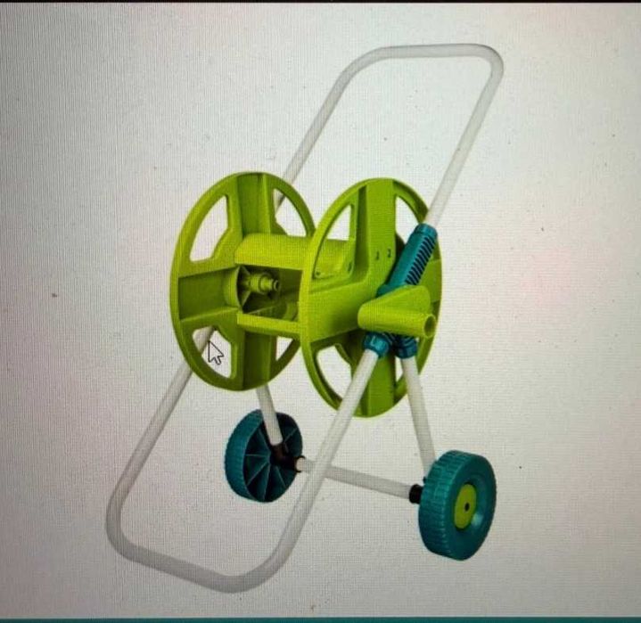 Макара за маркуч  45m/Градински кош  360x400x1000mm/Помпа водна