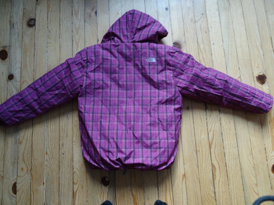 the north face XL детско пухено двулицево
