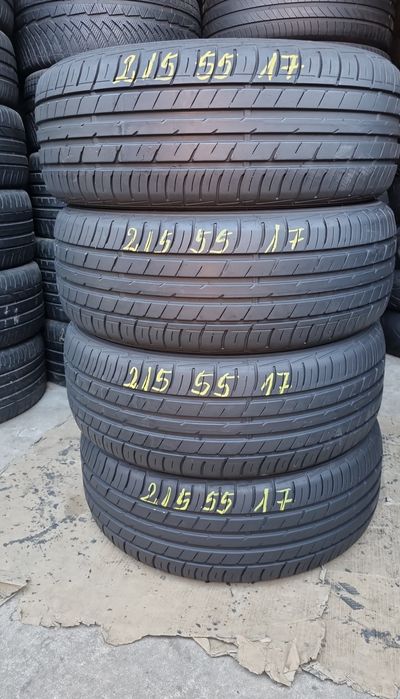 4 Anvelope Vară Falken 215 55 R17  Impecabile DOT0619.