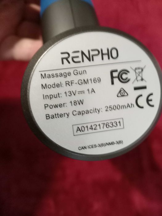 Aparat Profesional de masaj GUN Renpho R4 PRO - Nou, Sigilat