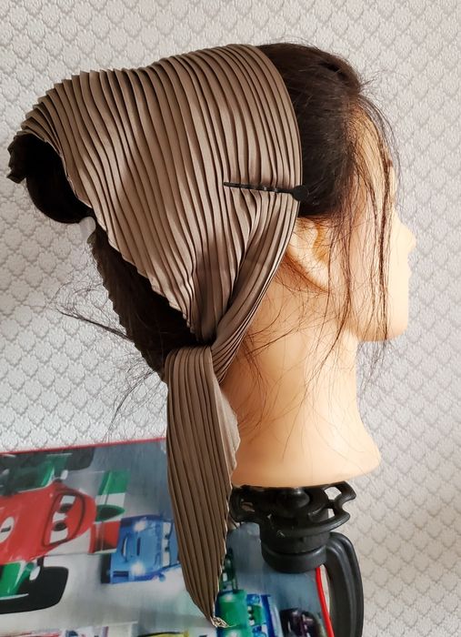 Плиссированый шарфик-косынка