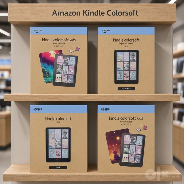 Электронная книга Amazon Kindle Scribe, Paperwhite, Colorsoft, Basic