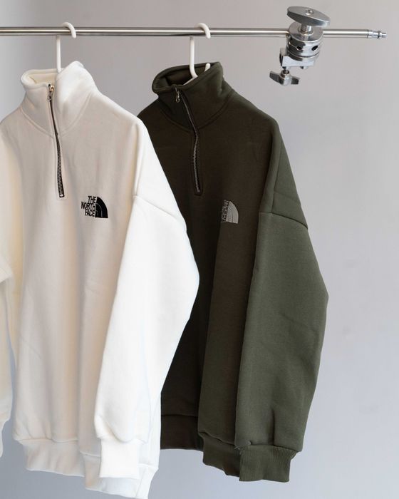 Bluză de molton Relaxed Fit cu fermoar