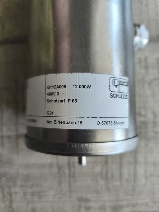 Rezistenta de imersie Schultze 12kw 400v încălzitor apa lichide