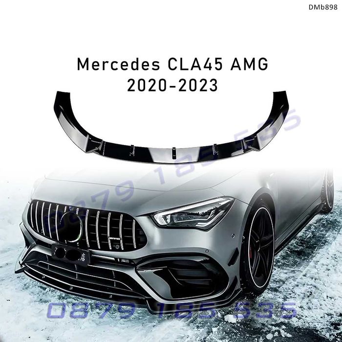 Тунинг преден спойлер сплитер AMG Mercedes CLA45 AMG C118 мерцедес цла