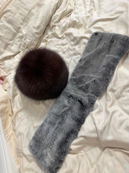 Guler blană chinchilla rex naturală!