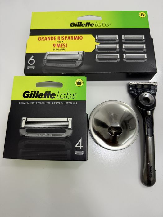 Aparat de ras Gillette Labs + 10 rezerve