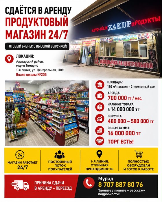 Сдам магазин в АРЕНДУ