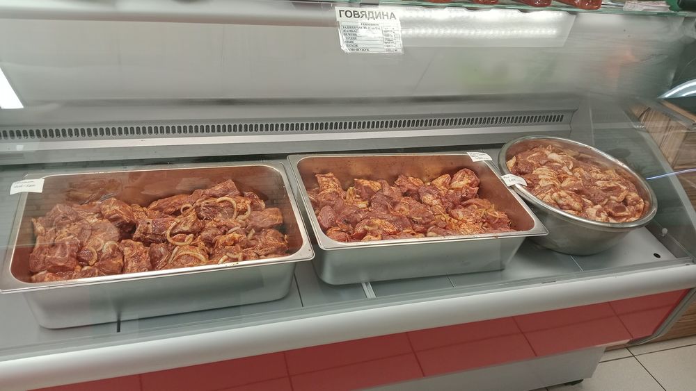 Шашлык свинина , утка