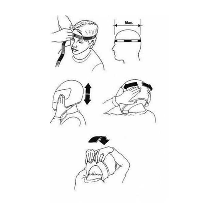 Кросова каска M-WAVE, Full Face, EN, 870г, Размер: M/L - Вело, Скутер