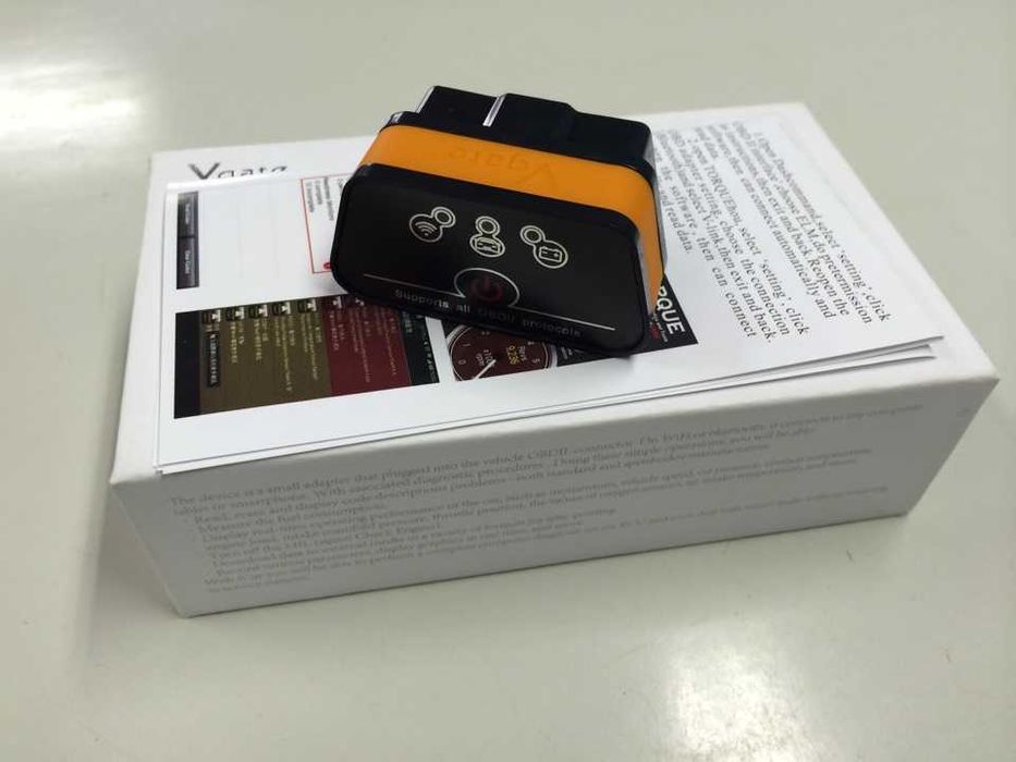 Автосканер Vgate iCar2 сканер блютуз Bluetooth OBD2 ELM327