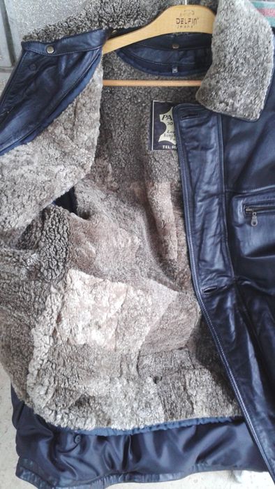 haina din piele barbati