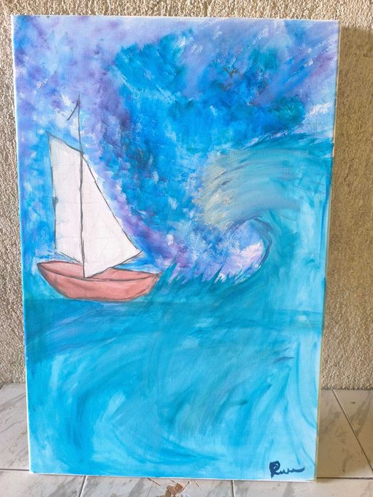 Авторски картини върху пано!