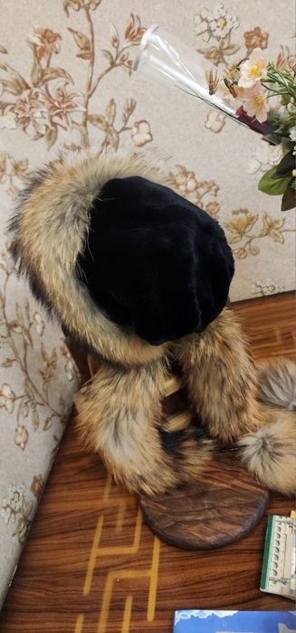 Женская Шапка натуральный мех