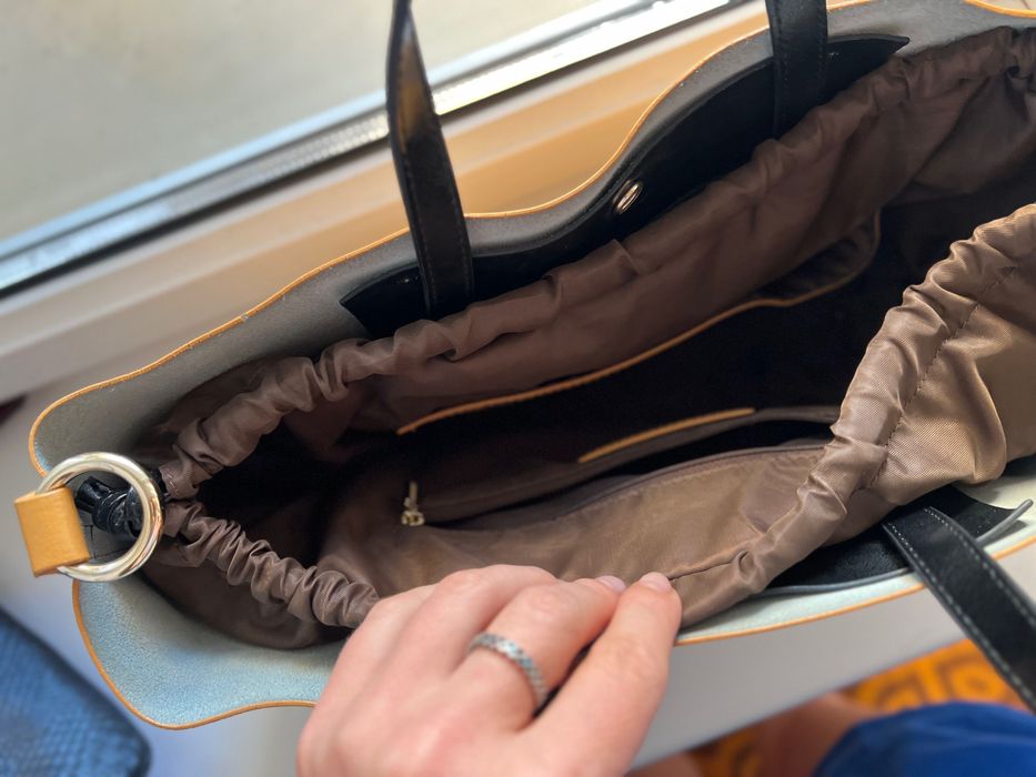 Сумка  б/у под кожу Италия