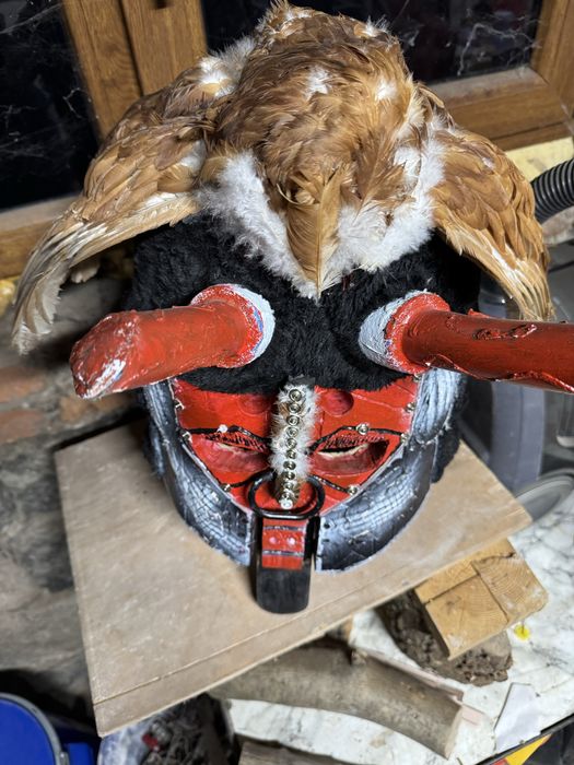 Маска кукери бабугери