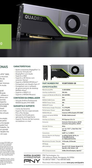 Nvidia  quadro rtx 5000
