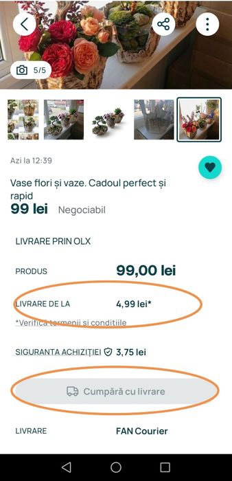 Vase flori și vaze. Cadoul perfect și rapid