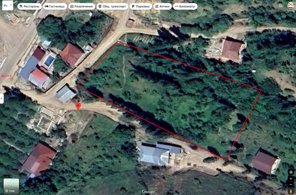 Продается земля 22 сотки Чимган