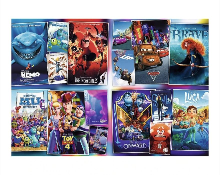 Пъзел 6000 UFT Disney PIXAR Collection,1333x928mm, 4 пъзела