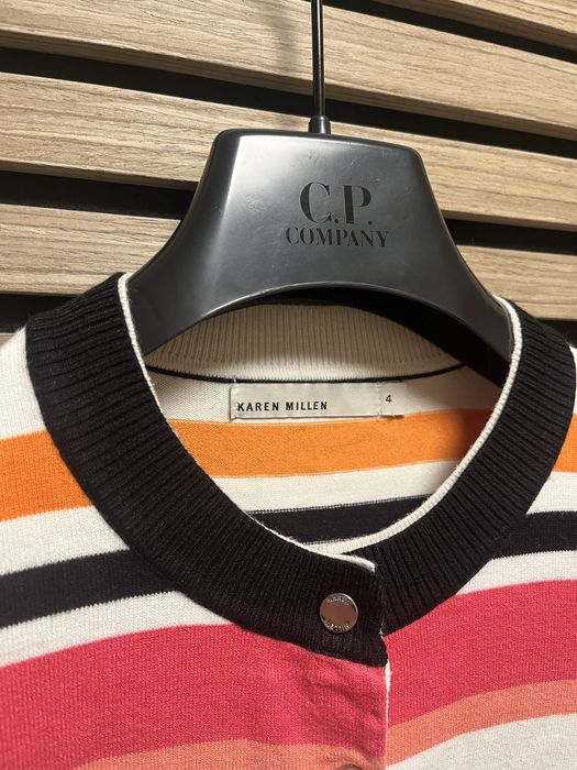 Karen Millen : Striped Knit Premium Cardigan -размер 4/ S-М Оригинал
