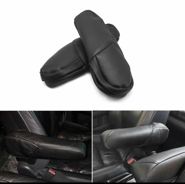 Кожени калъфи черни и бежови на предни врати и седалка на Honda CRV 3