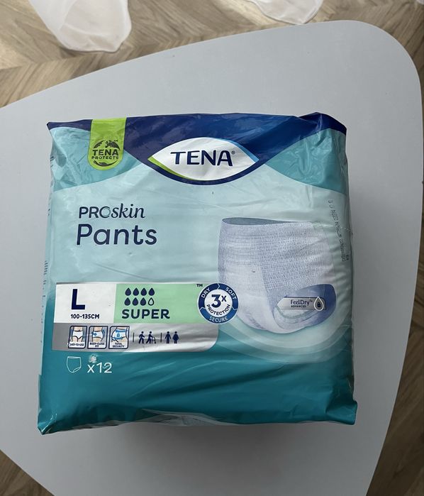 Scutece pantaloni adulti - Tena Pantaloni ScutSuper Large, 12 buc