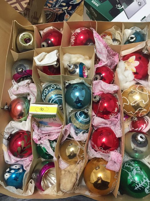 Елочные игрушки, стекло ГДР