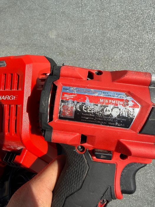Pistol impact Milwaukee m18 fmtiw 2 f12