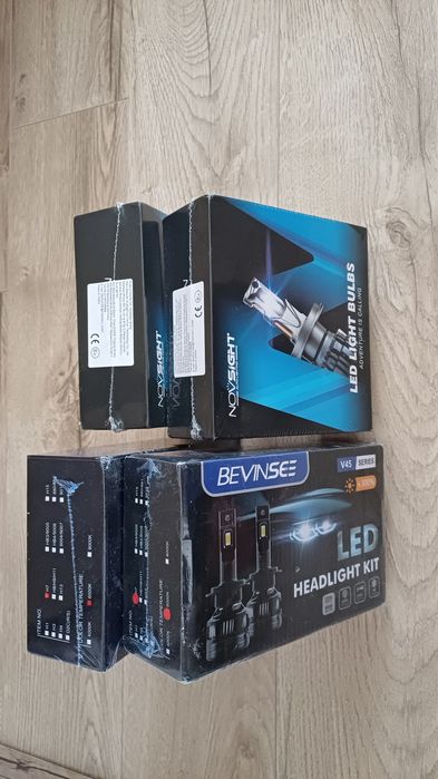 Leduri Bevinsee v45 & Novsight Premium h7, h8,H9,H11, hb3, hb4