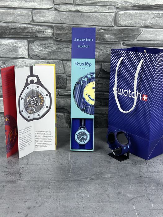 Ceas AP x Swatch Royal Pop “Lan Ba”