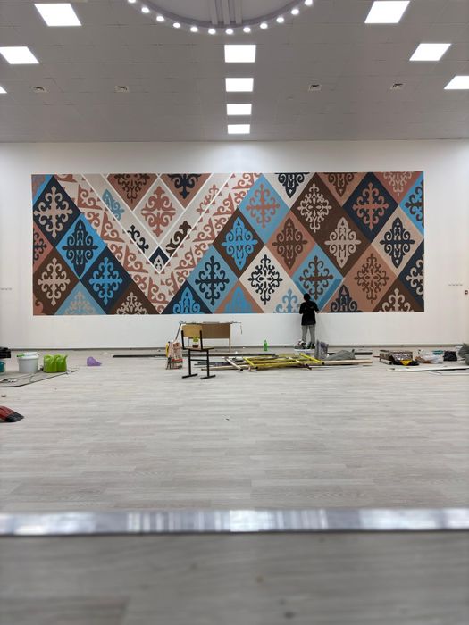 Роспись стен, художники