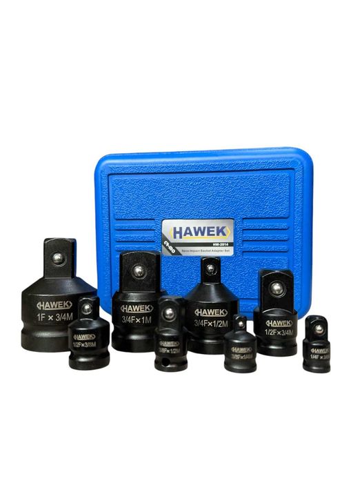 Ударни адаптери – преходници за гедоре 8 части HAWEK
