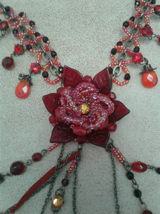 колье серьги набор