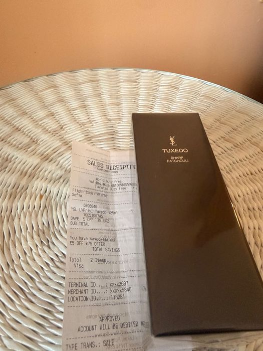 YSL TUXEDO Sharp Patchouli 125ml