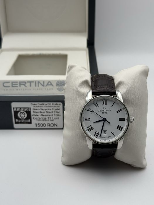Ceas Automatic Certina Ca Nou Model: DS Podium Garantie 12 Luni.