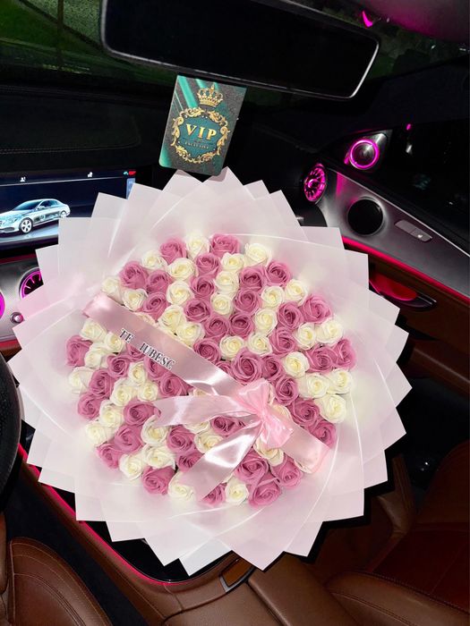 Buchet de flori din sapun