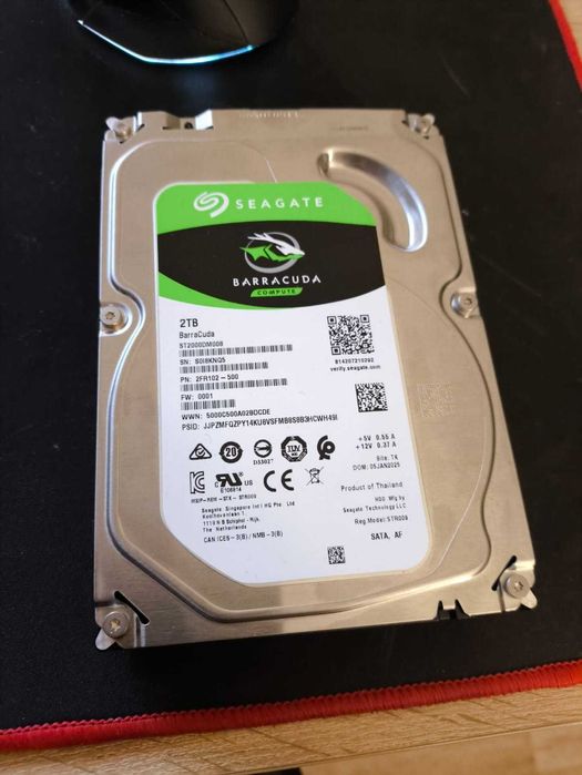 Продам HDD жесткий диск seagate barracuda 2tb