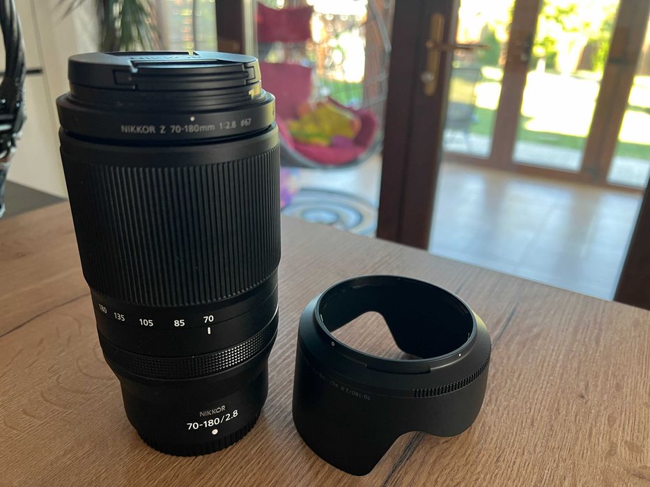 Nikon Z 70-180mm f/2.8 – Ca NOU, Garanție F64 5 ani (până în 01.2031), pachet complet