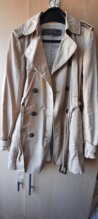 Trench dama S zara crem