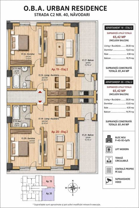 Apartament 2 Camere Premium – Bloc Nou – 81 mp – Mamaia Nord / Năvodari