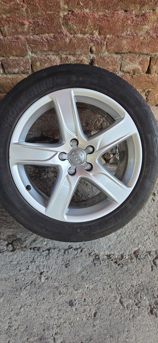 AUDU А6 , Q3 и Q5 джанти със летнии гуми 235/55/18 8J ET41 5x112 цо66,