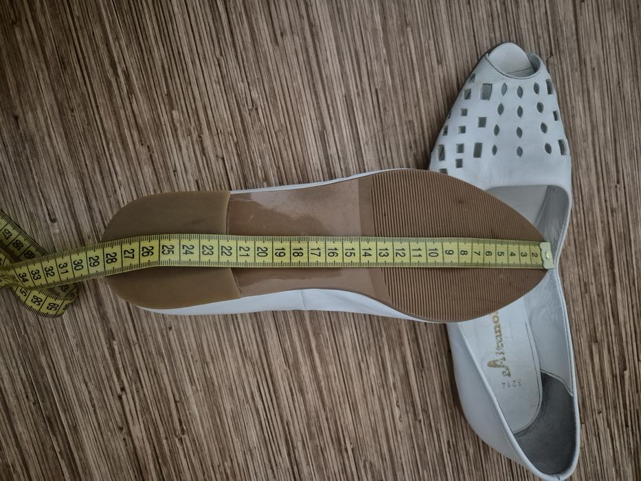 Балетки белые Турция