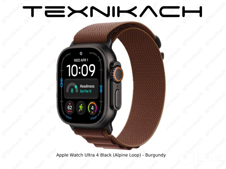 Apple Watch Ultra 4 Black (Alpine Loop) • Доставка