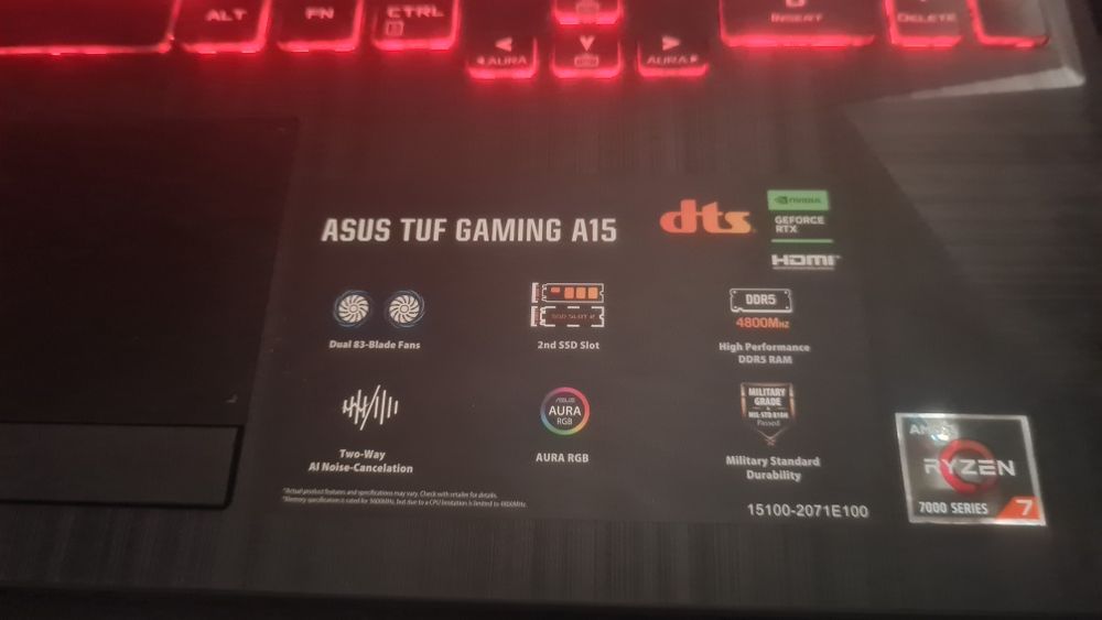 Asus tuf a15 Gaming